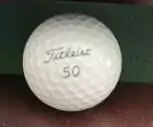 Titleist #50 golf ball