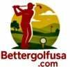 logo of man golfing